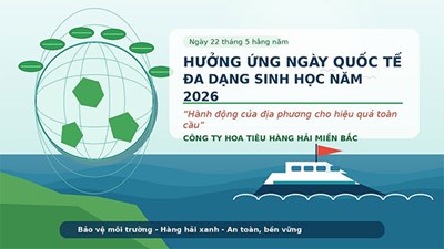 Công ty Hoa tiêu hàng hải miền Bắc hưởng ứng Ngày Quốc tế đa dạng sinh học năm 2026