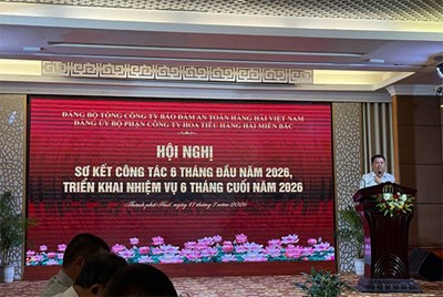 Công ty Hoa tiêu hàng hải miền Bắc sơ kết công tác 6 tháng đầu năm 2026