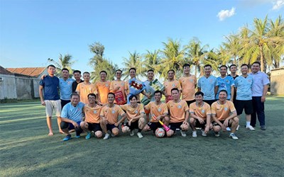 Trạm Hoa tiêu Thanh Hóa giao lưu bóng đá với Cảng vụ Hàng hải Thanh Hóa.